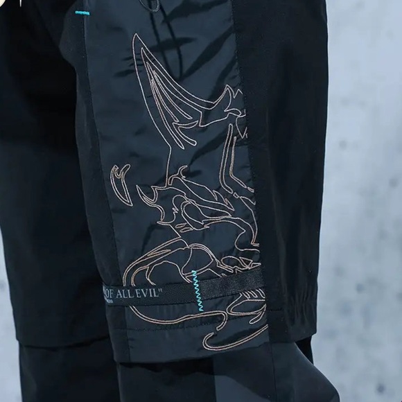 NWT Genshin Impact Xiao reflective cargo joggers - Picture 4 of 12